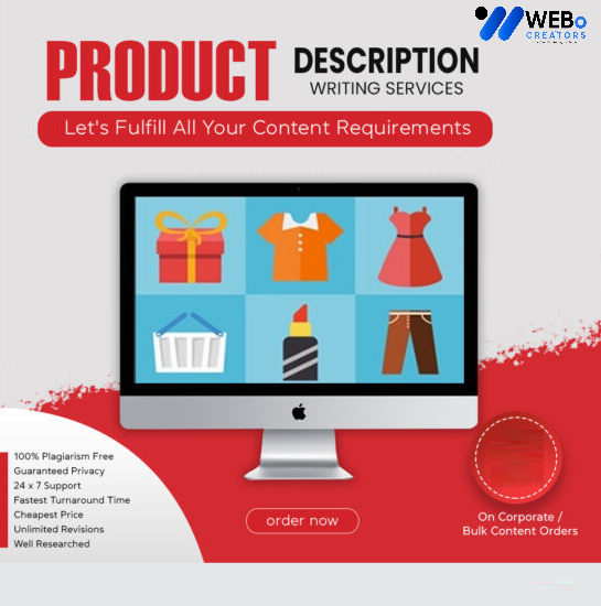 Product Description Writing Services | Best Digital Marketing Agency | Web Design in Turkiye for online stores
