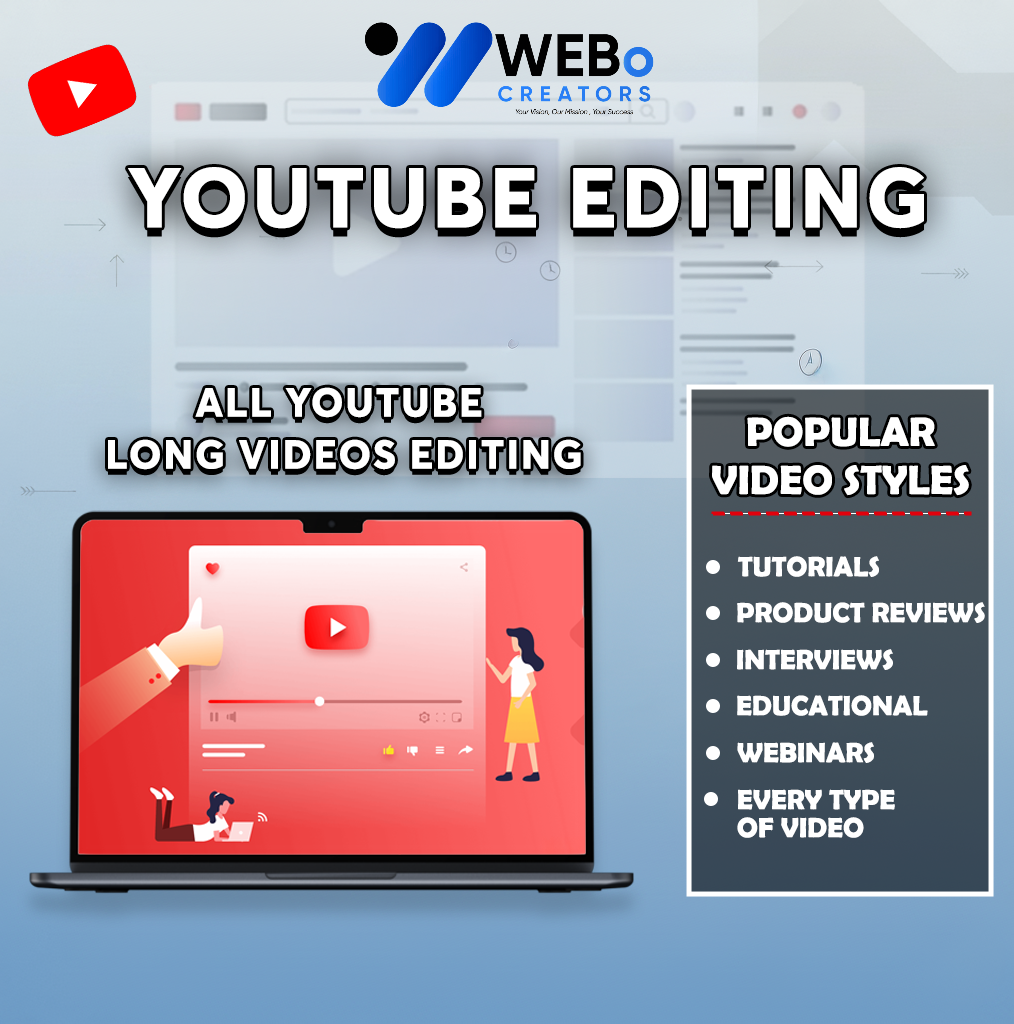 YouTube Video Editing Services at Affordable Cost - Hire Experienced YouTube Video Editors in Turkiye